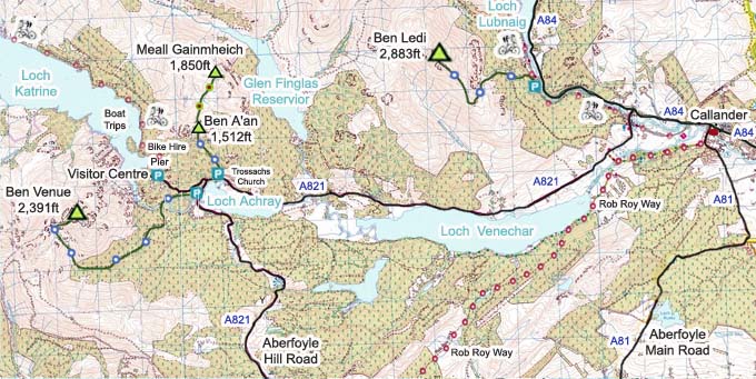 Ben Venue Map