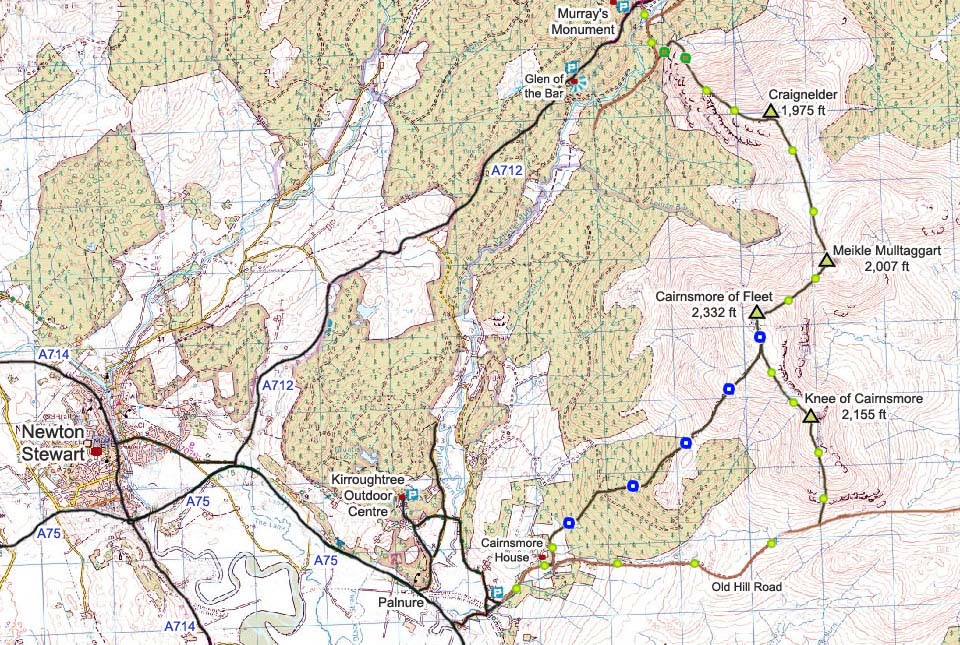 Cairnsmore of Fleet map image