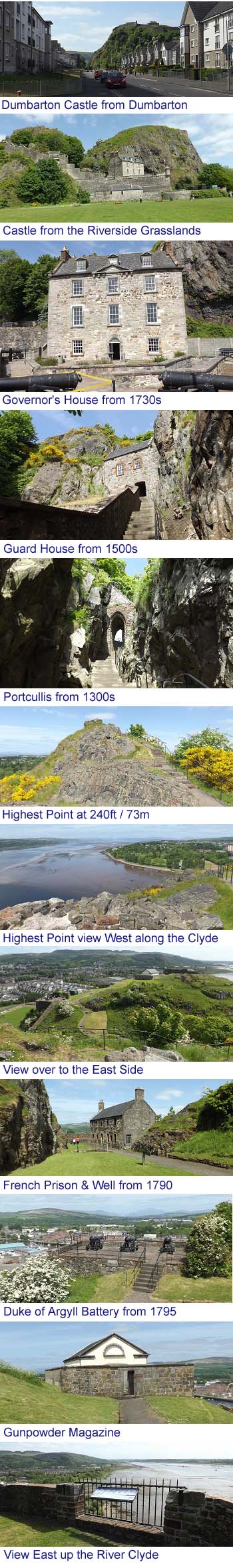 Dumbarton Castle Images